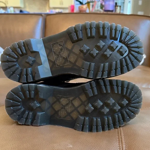 Like New Dr. Martens Black Combat Boots - Picture 4 of 5